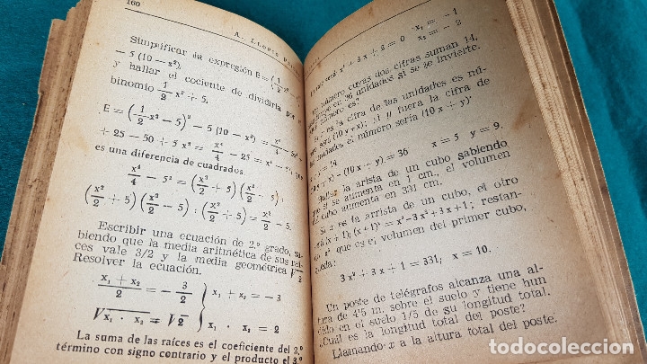 Libros antiguos: LIBRO VADEMECUM DE MATEMATICAS - 2&ordf; EDICION - COSMOS - Foto 10