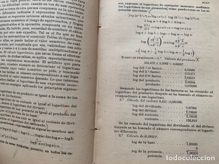 Libros antiguos: L- Tabla de Logaritmos, Bartrina - Foto 3