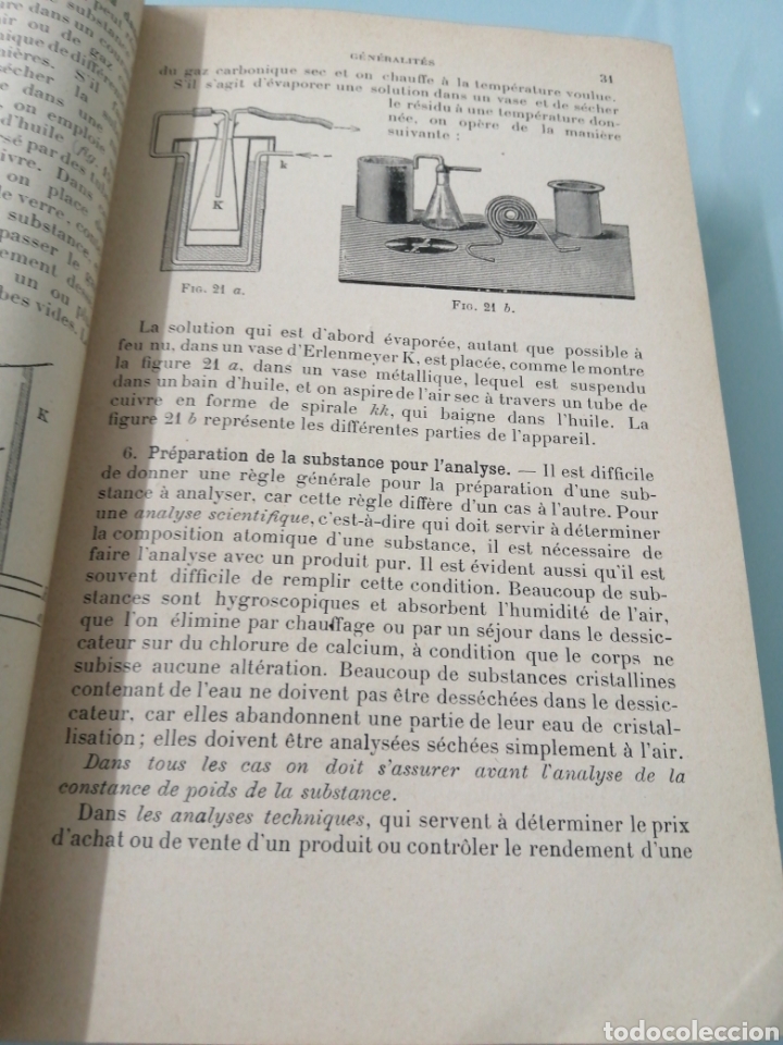 Libros antiguos: ANALYSE QUANTITATIVE VOL II. TREADWEL. PAR&Iacute;S, 1912. ED. H. DUNOUD ET E. PINAT. - Foto 6