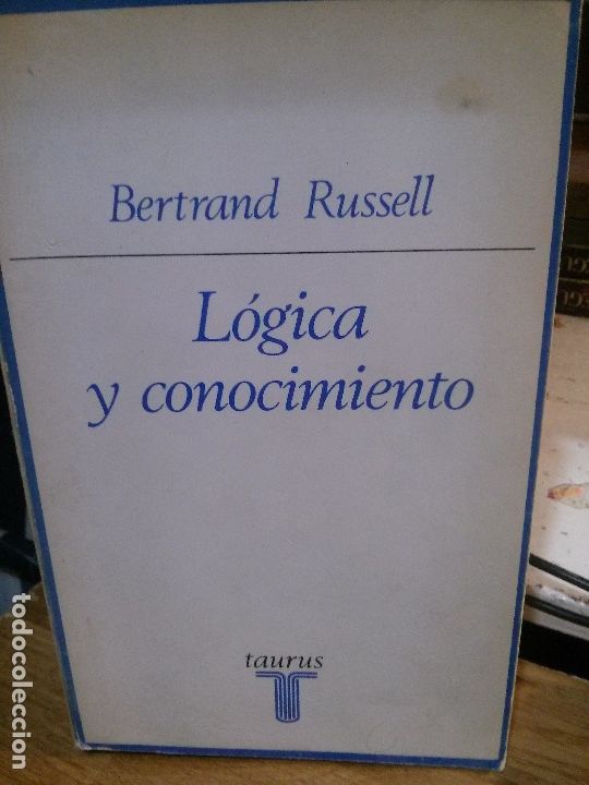 Libros antiguos: l&oacute;gica y conocimiento, berrand russel, taurus editorial. - Foto 1