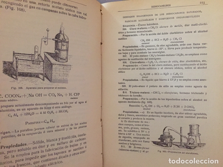 Libros antiguos: QUIMICA GENERAL Compendio, Pedro Marcolain 1916 - Foto 2