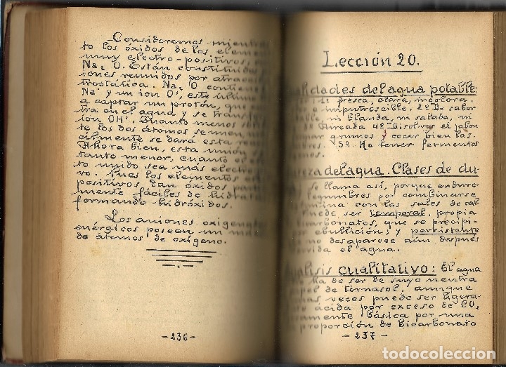 Libros antiguos: ANTIGUO LIBRO MANUSCRITO DE FISICA CON FORMULAS Y DIBUJOS. - Foto 5 - 180080965