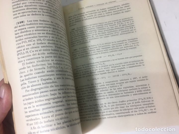 Libros antiguos: Libro elementos de qu&iacute;mica Original a&ntilde;o 1934 - Foto 7