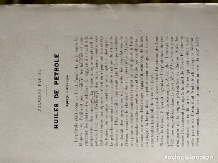 Libros antiguos: Huiles min&eacute;rales - Foto 3