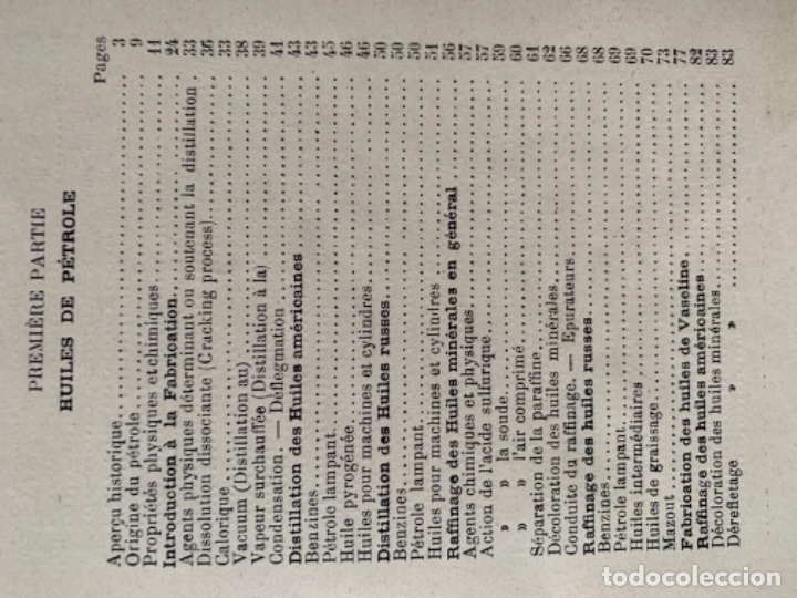 Libros antiguos: Huiles min&eacute;rales - Foto 4