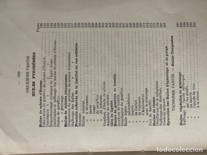 Libros antiguos: Huiles min&eacute;rales - Foto 5