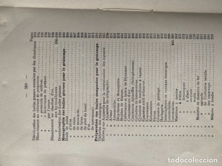 Libros antiguos: Huiles min&eacute;rales - Foto 6