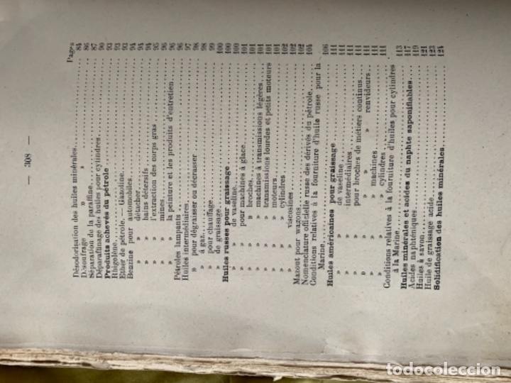 Libros antiguos: Huiles min&eacute;rales - Foto 7