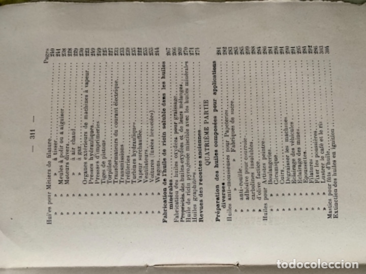 Libros antiguos: Huiles min&eacute;rales - Foto 8