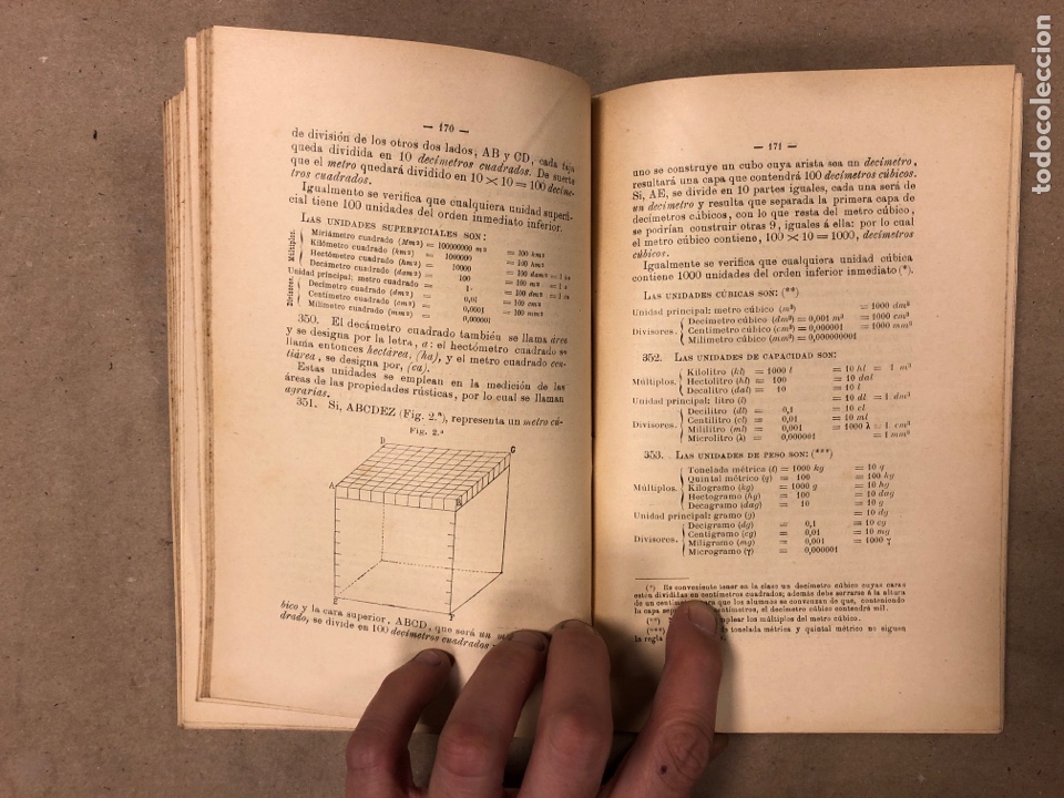 Libros antiguos: CURSO DE ARITM&Eacute;TICA. EUSEBIO S&Aacute;NCHEZ RAMOS Y TEODORO SABR&Aacute;S Y CAUSAP&Eacute;. 1903 - Foto 6