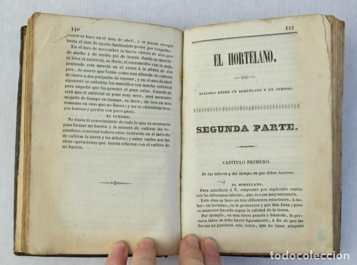 Libros antiguos: El hortelano-Imprenta del Constitucional 1842 - Foto 6
