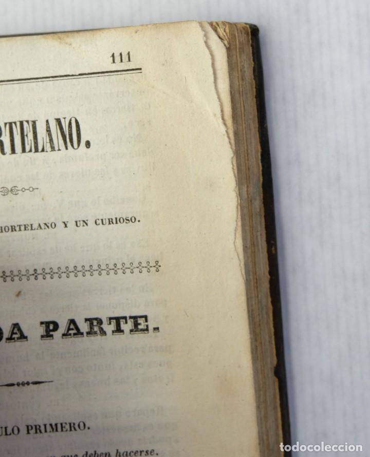 Libros antiguos: El hortelano-Imprenta del Constitucional 1842 - Foto 7