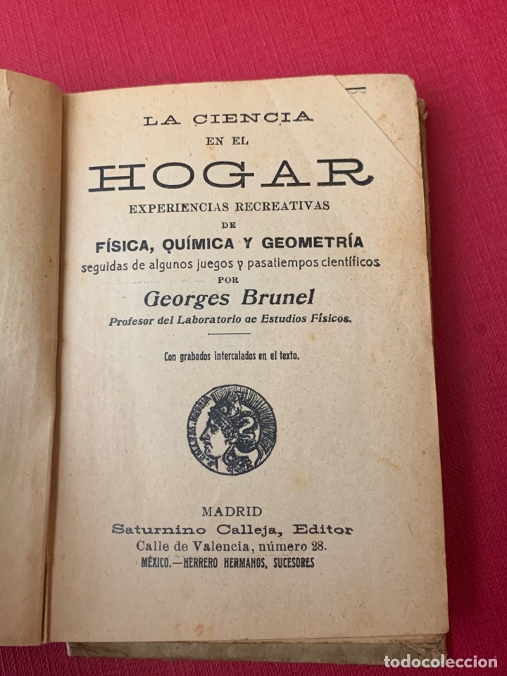 Libros antiguos: L- Libro de bolsillo; La Ciencia en el Hogar - Foto 5