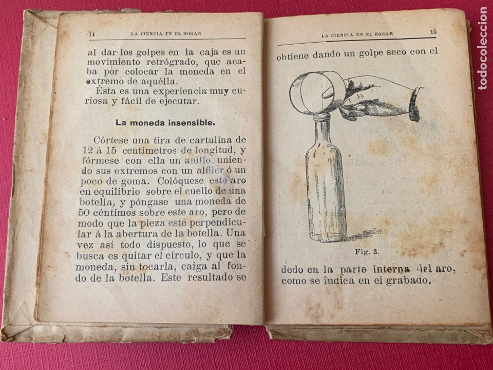 Libros antiguos: L- Libro de bolsillo; La Ciencia en el Hogar - Foto 6