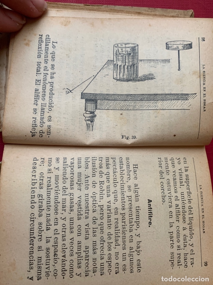 Libros antiguos: L- Libro de bolsillo; La Ciencia en el Hogar - Foto 7