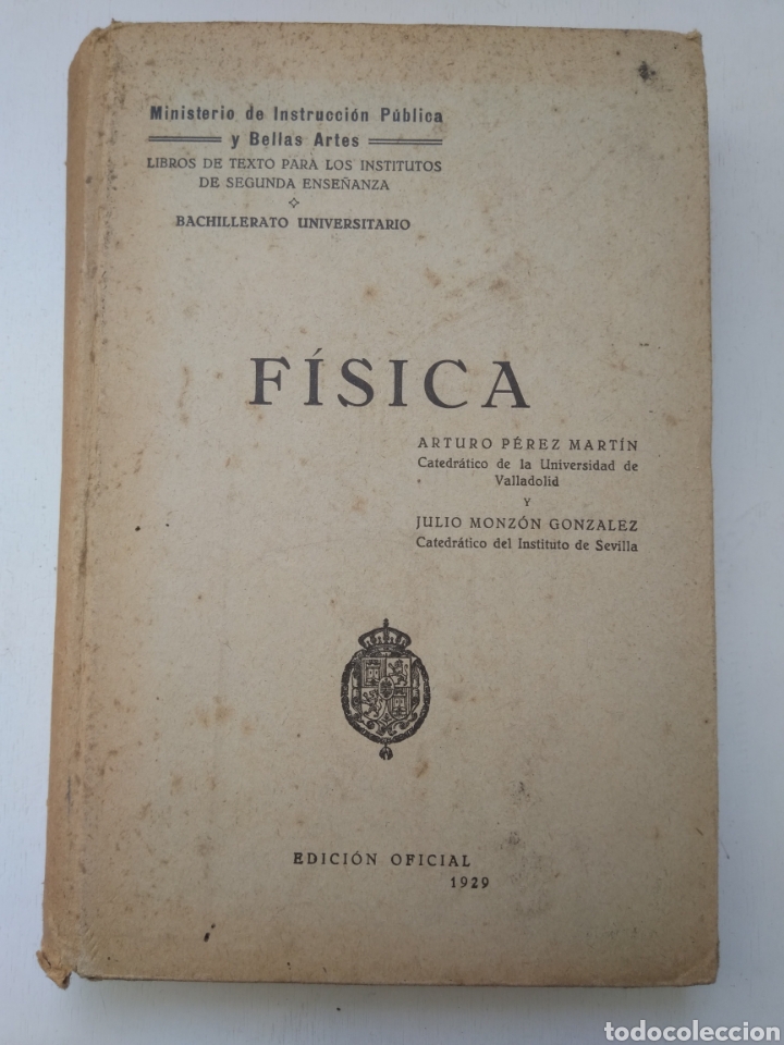 Libros antiguos: F&Iacute;SICA/ARTURO P&Eacute;REZ MART&Iacute;N - Foto 1