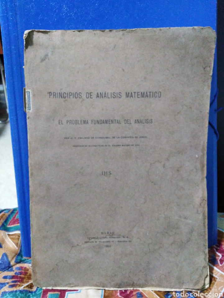 Libros antiguos: Principios del an&aacute;lisis matem&aacute;tico ( 1922 ) - Foto 1