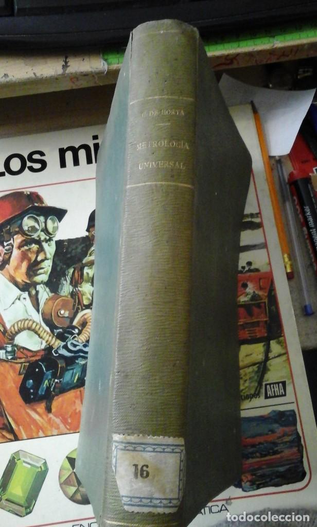 Old books: TRATADO DE METROLOG&Iacute;A UNIVERSAL (La Habana, 1918)