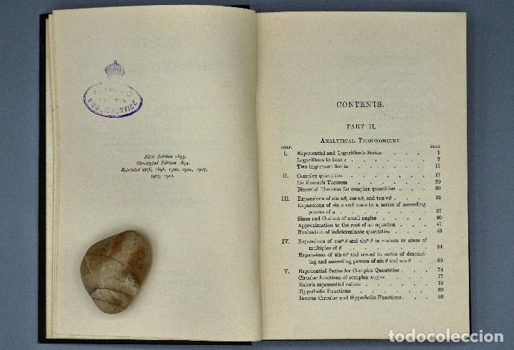 Libros antiguos: Libro de Cambridge 1912 Trigonometr&iacute;a parte 2. - Foto 9