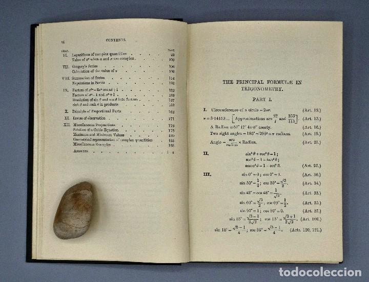 Libros antiguos: Libro de Cambridge 1912 Trigonometr&iacute;a parte 2. - Foto 11