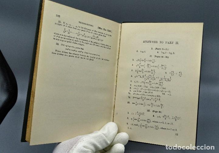 Libros antiguos: Libro de Cambridge 1912 Trigonometr&iacute;a parte 2. - Foto 13