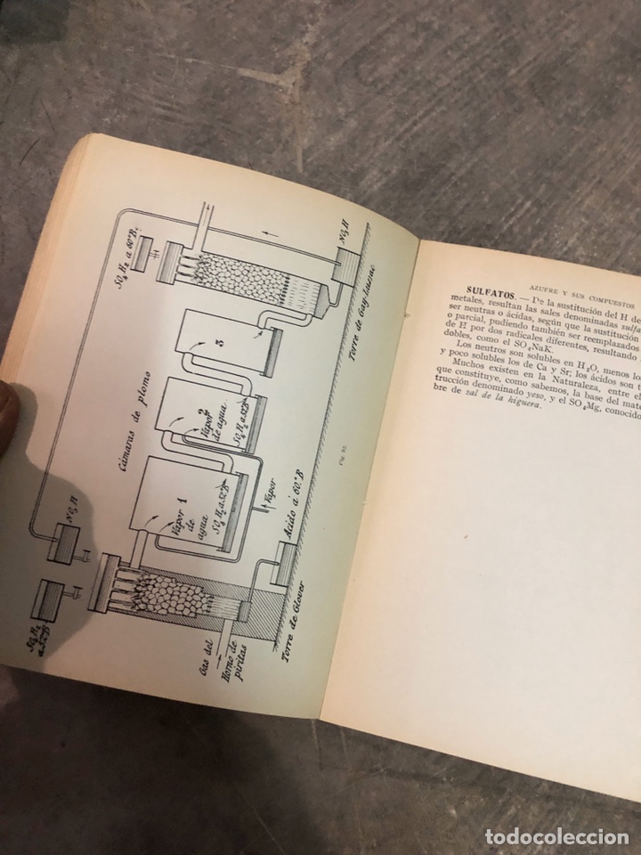 Libros antiguos: Compendio de qu&iacute;mica 1928 - Foto 3