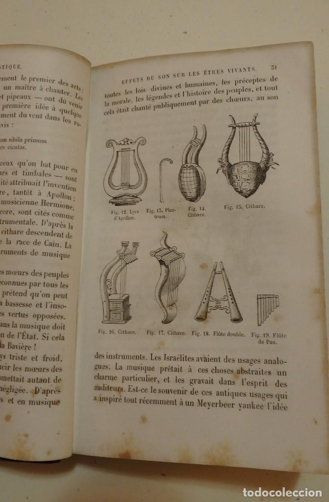 Libros antiguos: LAcoustique. - Foto 4
