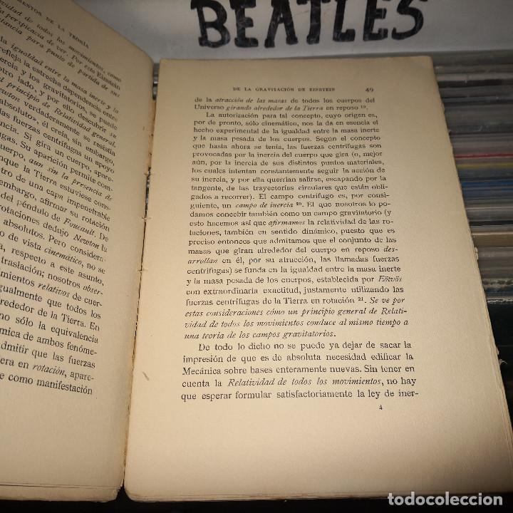 Libros antiguos: Los fundamentos de la teor&iacute;a de la gravitaci&oacute;n de Einstein,FREUNDLICH,1920 - Foto 3