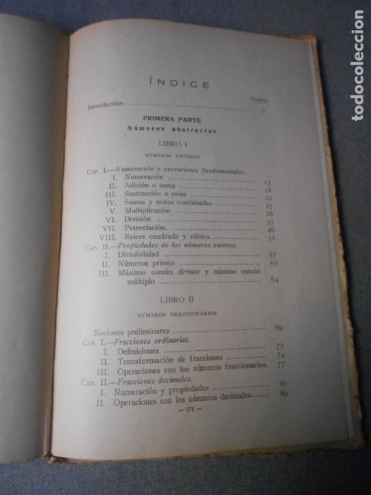 Libros antiguos: ELEMENTOS DE ARITMETICA - Foto 3