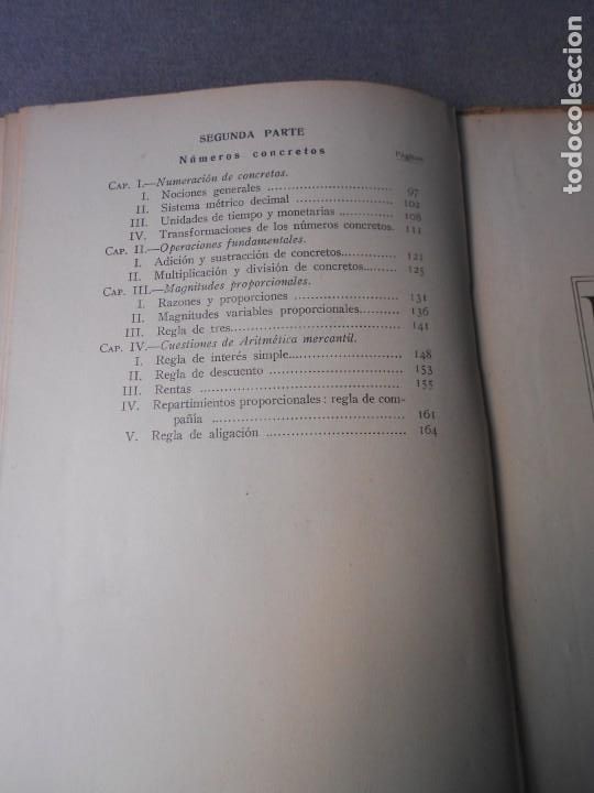 Libros antiguos: ELEMENTOS DE ARITMETICA - Foto 4