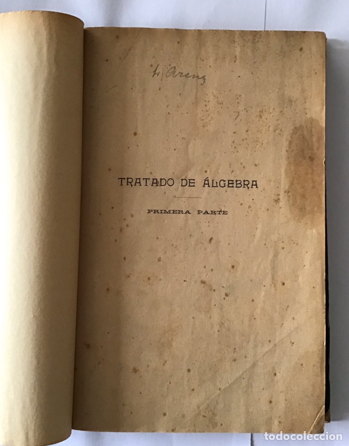 Libros antiguos: Tratado de algebra. Joseph Bertrand - Foto 3