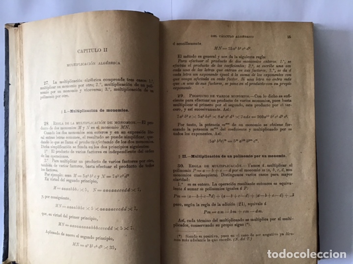 Libros antiguos: Tratado de algebra. Joseph Bertrand - Foto 5