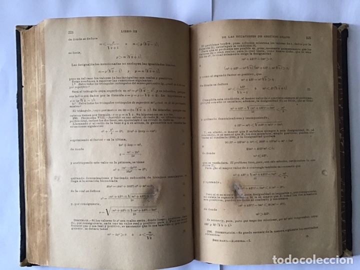 Libros antiguos: Tratado de algebra. Joseph Bertrand - Foto 6