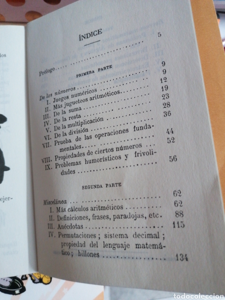 Libros antiguos: Entretenimientos matematicos - Foto 2