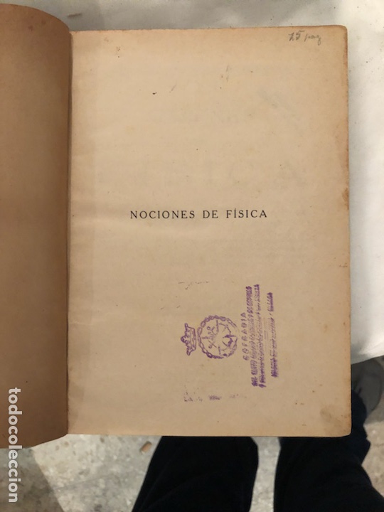 Libros antiguos: Libro nociones de f&iacute;sica 1933 - Foto 3