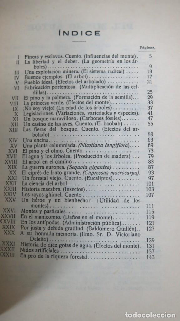 Libros antiguos: BAGATELAS FORESTALES. 1914 - 1915. RICARDO CODORNIU - Foto 2