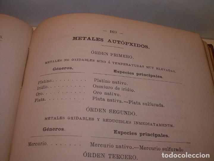 Libros antiguos: LIBRO TAPAS DE PIEL MINERALOGIA Y GEOLOGIA......AÑO.1870.....CON ILUSTRACIONES. - Foto 18 - 198734807