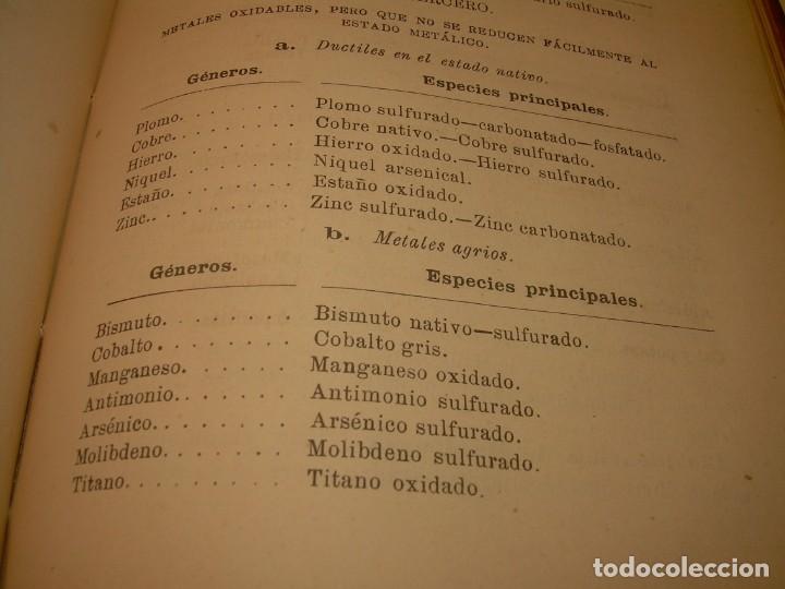 Libros antiguos: LIBRO TAPAS DE PIEL MINERALOGIA Y GEOLOGIA......AÑO.1870.....CON ILUSTRACIONES. - Foto 19 - 198734807