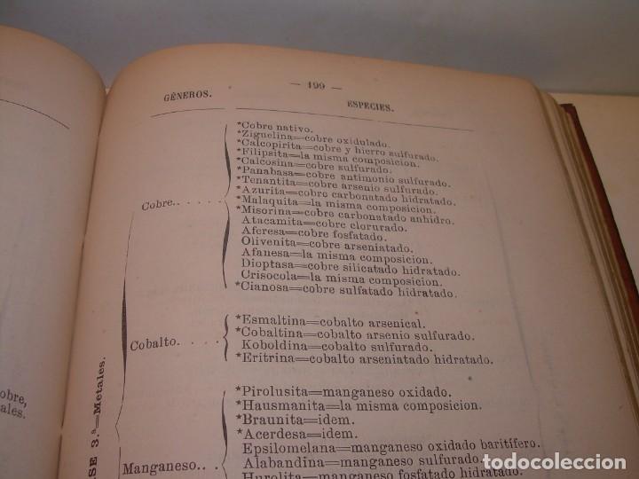 Libros antiguos: LIBRO TAPAS DE PIEL MINERALOGIA Y GEOLOGIA......AÑO.1870.....CON ILUSTRACIONES. - Foto 24 - 198734807