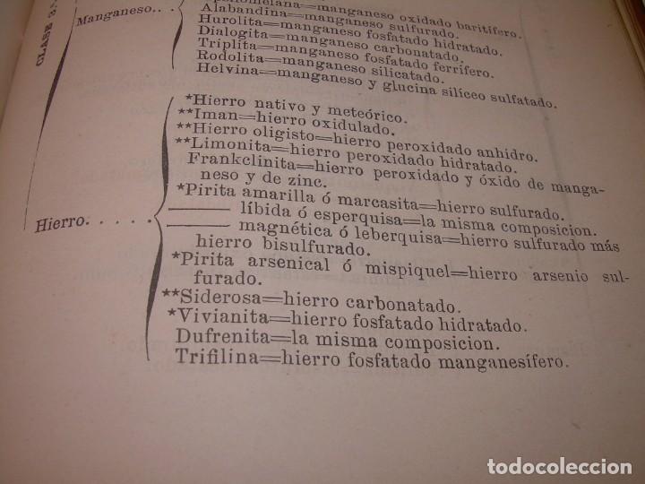 Libros antiguos: LIBRO TAPAS DE PIEL MINERALOGIA Y GEOLOGIA......AÑO.1870.....CON ILUSTRACIONES. - Foto 25 - 198734807