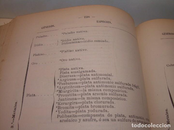 Libros antiguos: LIBRO TAPAS DE PIEL MINERALOGIA Y GEOLOGIA......AÑO.1870.....CON ILUSTRACIONES. - Foto 26 - 198734807