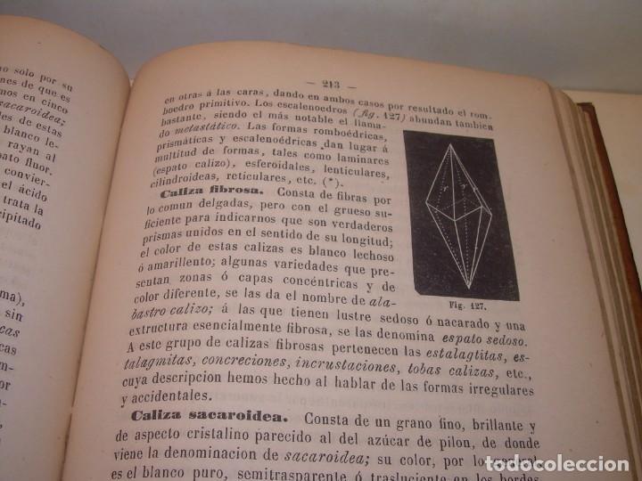Libros antiguos: LIBRO TAPAS DE PIEL MINERALOGIA Y GEOLOGIA......AÑO.1870.....CON ILUSTRACIONES. - Foto 28 - 198734807