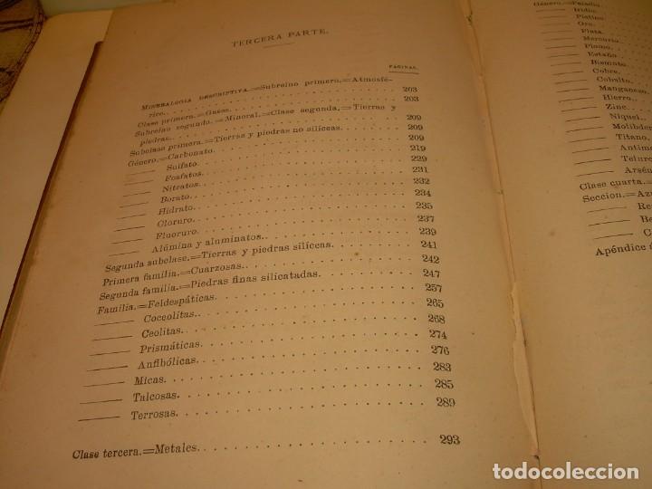 Libros antiguos: LIBRO TAPAS DE PIEL MINERALOGIA Y GEOLOGIA......AÑO.1870.....CON ILUSTRACIONES. - Foto 32 - 198734807
