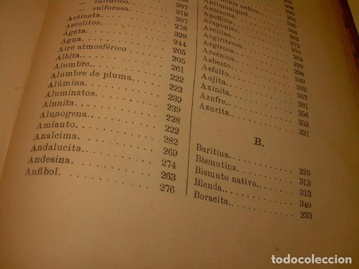 Libros antiguos: LIBRO TAPAS DE PIEL MINERALOGIA Y GEOLOGIA......AÑO.1870.....CON ILUSTRACIONES. - Foto 35 - 198734807