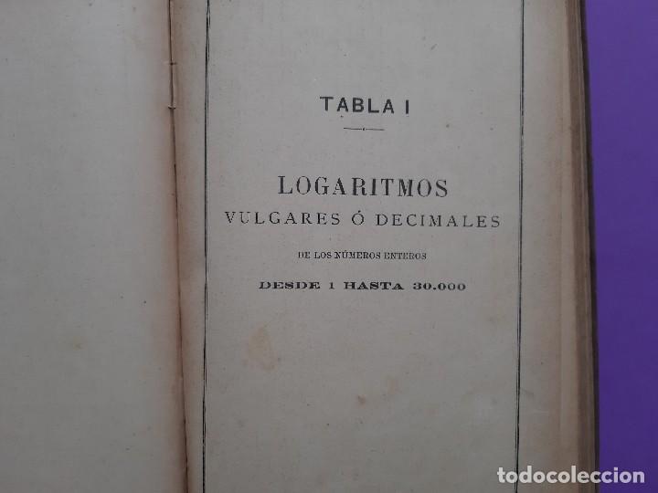 Libros antiguos: ANTIGUO LIBRO TABLAS LOGARITMOS TRIGONOMETRICAS EUSEBIO SANCHEZ RAMOS A&Ntilde;O 1915 - Foto 8