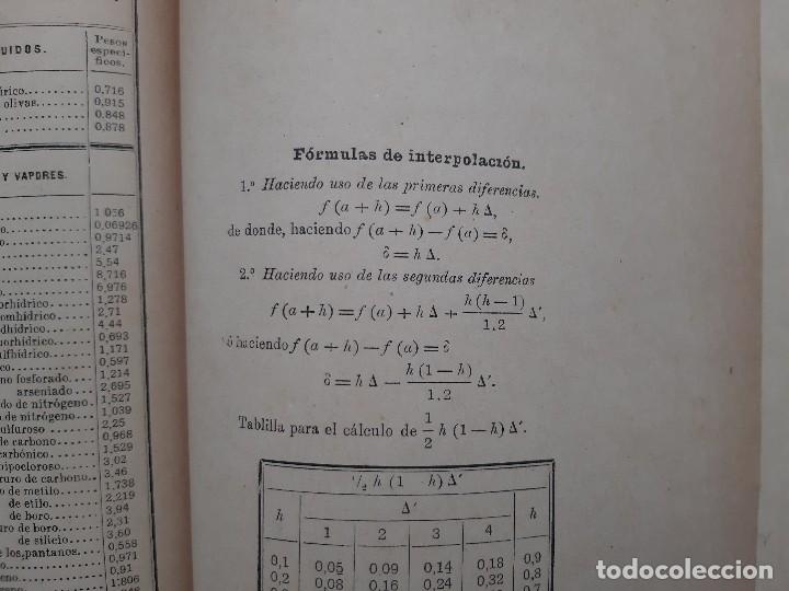 Libros antiguos: ANTIGUO LIBRO TABLAS LOGARITMOS TRIGONOMETRICAS EUSEBIO SANCHEZ RAMOS A&Ntilde;O 1915 - Foto 11