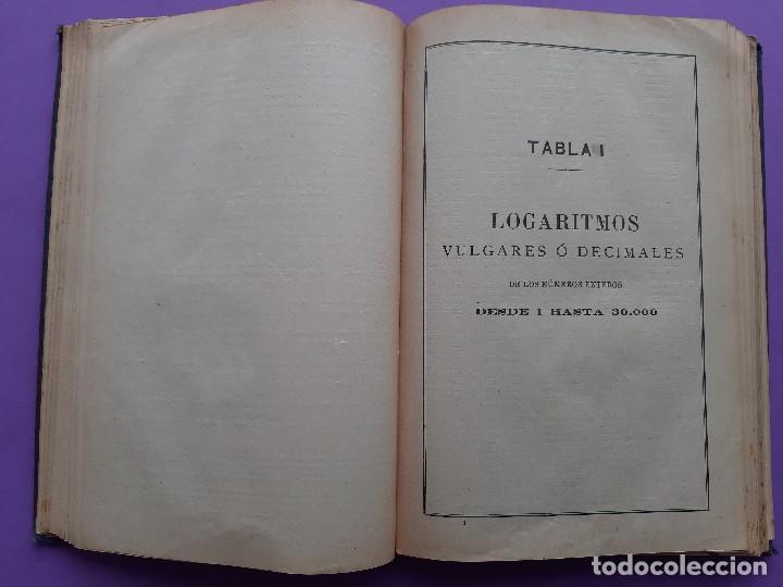 Libros antiguos: ANTIGUO LIBRO TABLAS LOGARITMOS TRIGONOMETRICAS EUSEBIO SANCHEZ RAMOS A&Ntilde;O 1932 - Foto 9