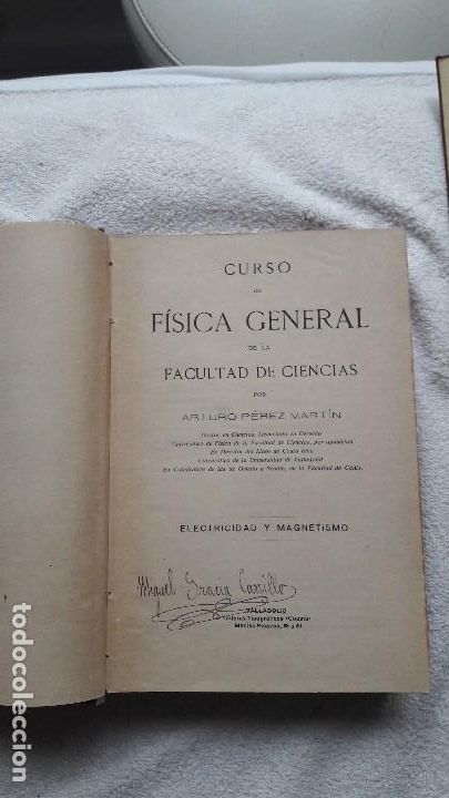 Libros antiguos: F&iacute;sica, 4 tomos del Dr P&eacute;rez Martin - Foto 7