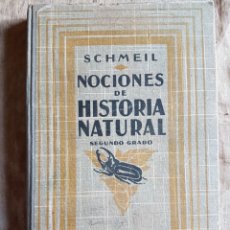 Libros antiguos: LIBRO ESCOLAR NOCIONES DE HISTORIA NATURAL 1936. Lote 200151170