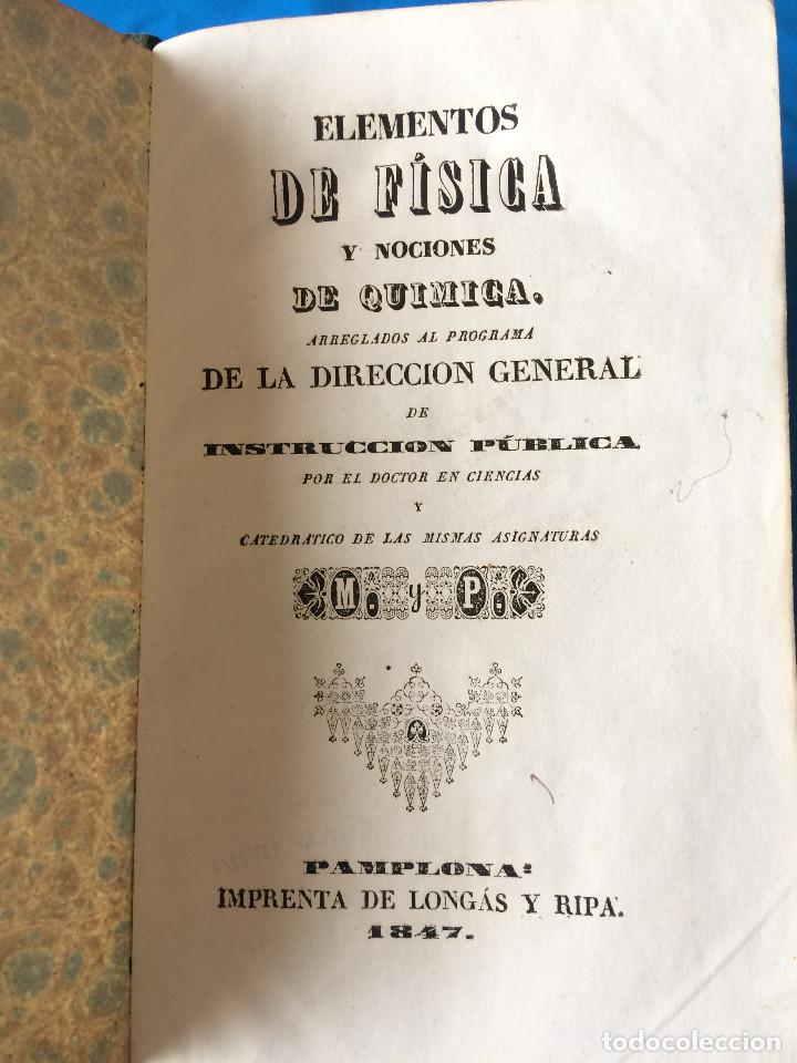 Libros antiguos: FISICA Y QUIMICA 1847 - Foto 1
